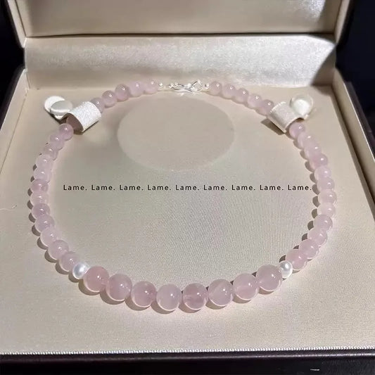 Pink crystal necklace x 100 boxs