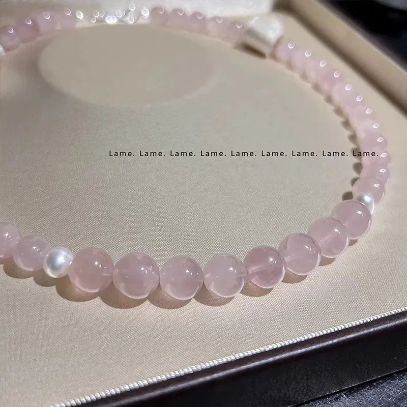 Pink crystal necklace x 100 boxs